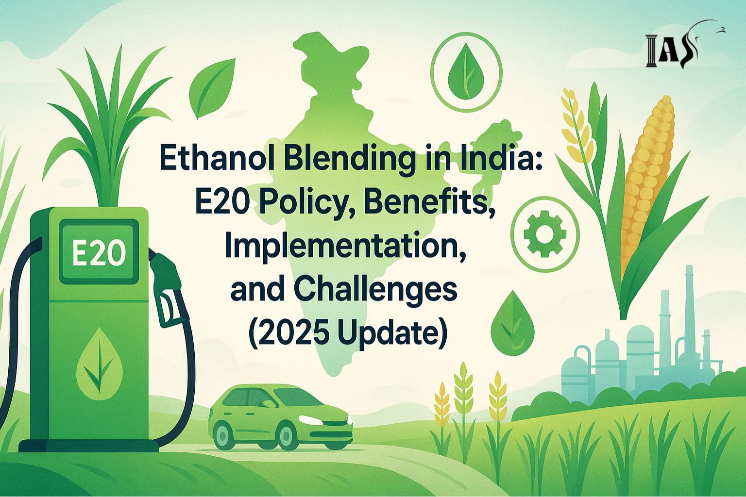 Ethanol Blending in India: E20 Policy,  Benefits, Implementation, and Challenges  (2025 Update)