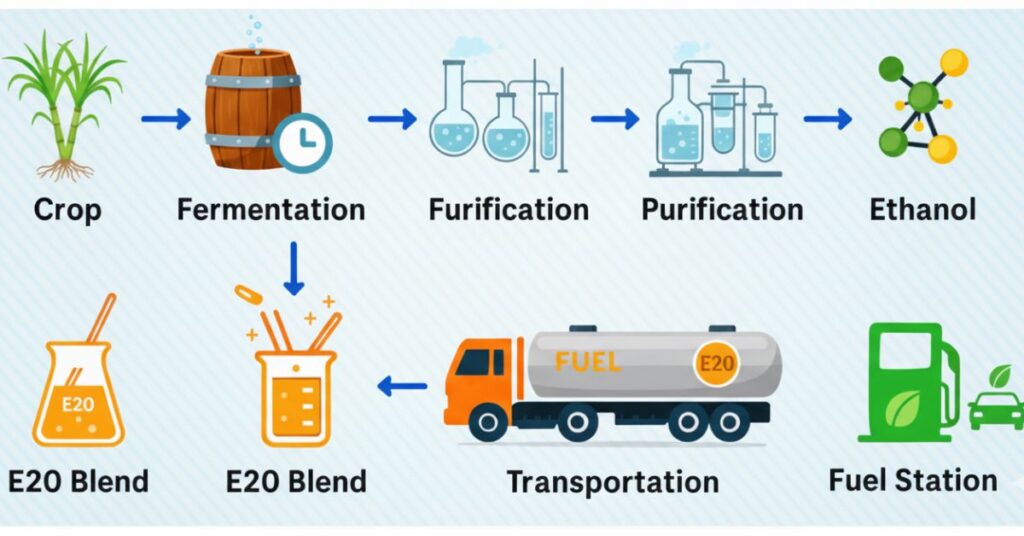 thanol-chemical-structure-biofuel-production