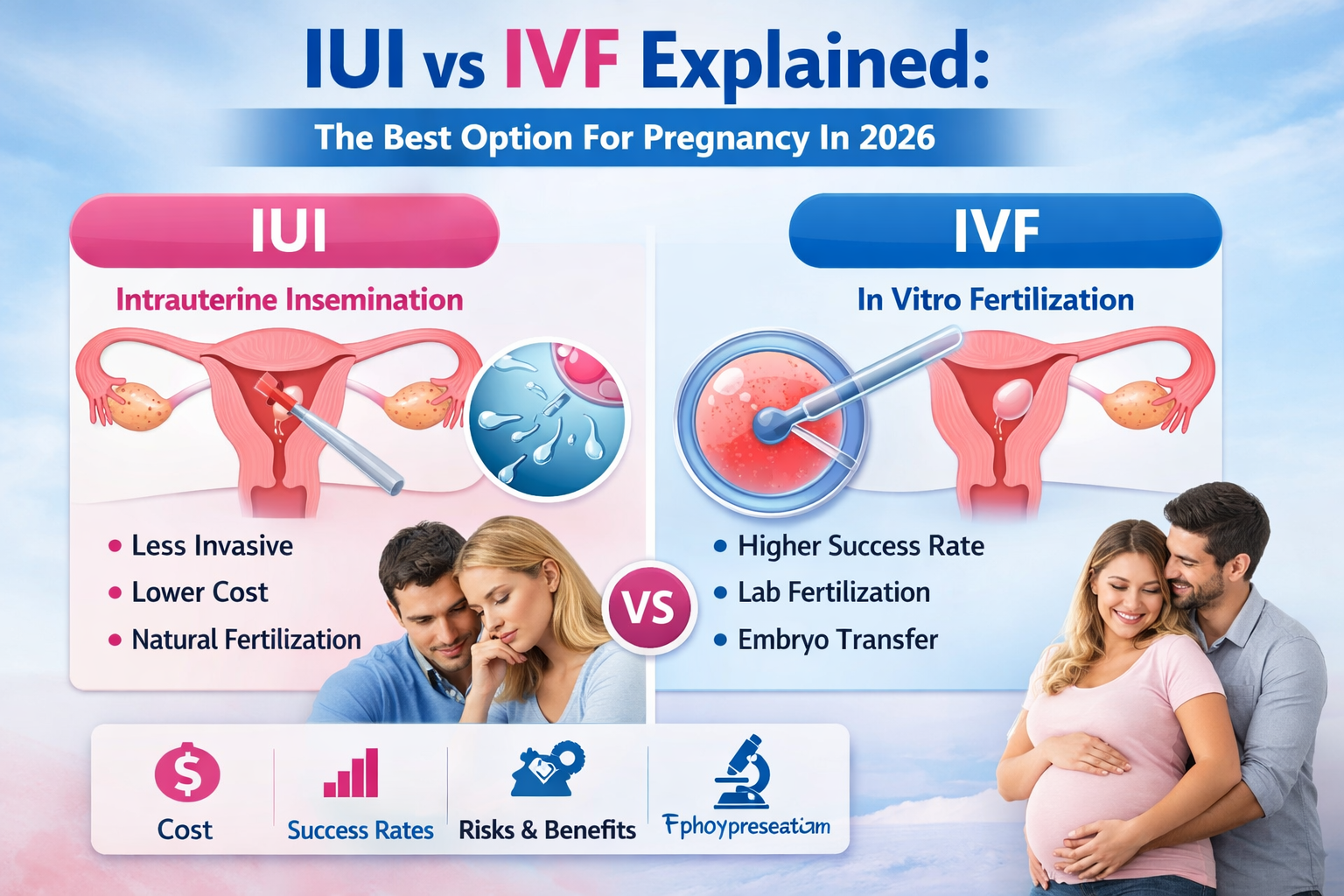 IUI vs IVF Explained: The Best Option For Pregnancy In 2026